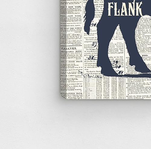 Miniatura 6 de The Oliver Gal Artist Co. Lienzo decorativo para pared con texto en inglés "Angus Beef Butcher Cuts Chart", decoración del hogar, 36 x 24 pulgadas,