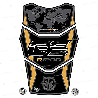 Tankschutz Aufkleber Harz kompatibel mit R1200 GS 2004-2007 Tankpad 3D R1200GS R 1200