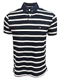 Men's Short Sleeve Casual Polo Shirts in Regular Fit with Stretch and Flag Designs