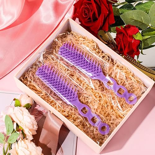 Miniatura 6 de 36 cepillos de pelo a granel para personas sin hogar, cerdas de nailon, cepillo de ventilación para cabello rizado, ondulado, secado por soplado,