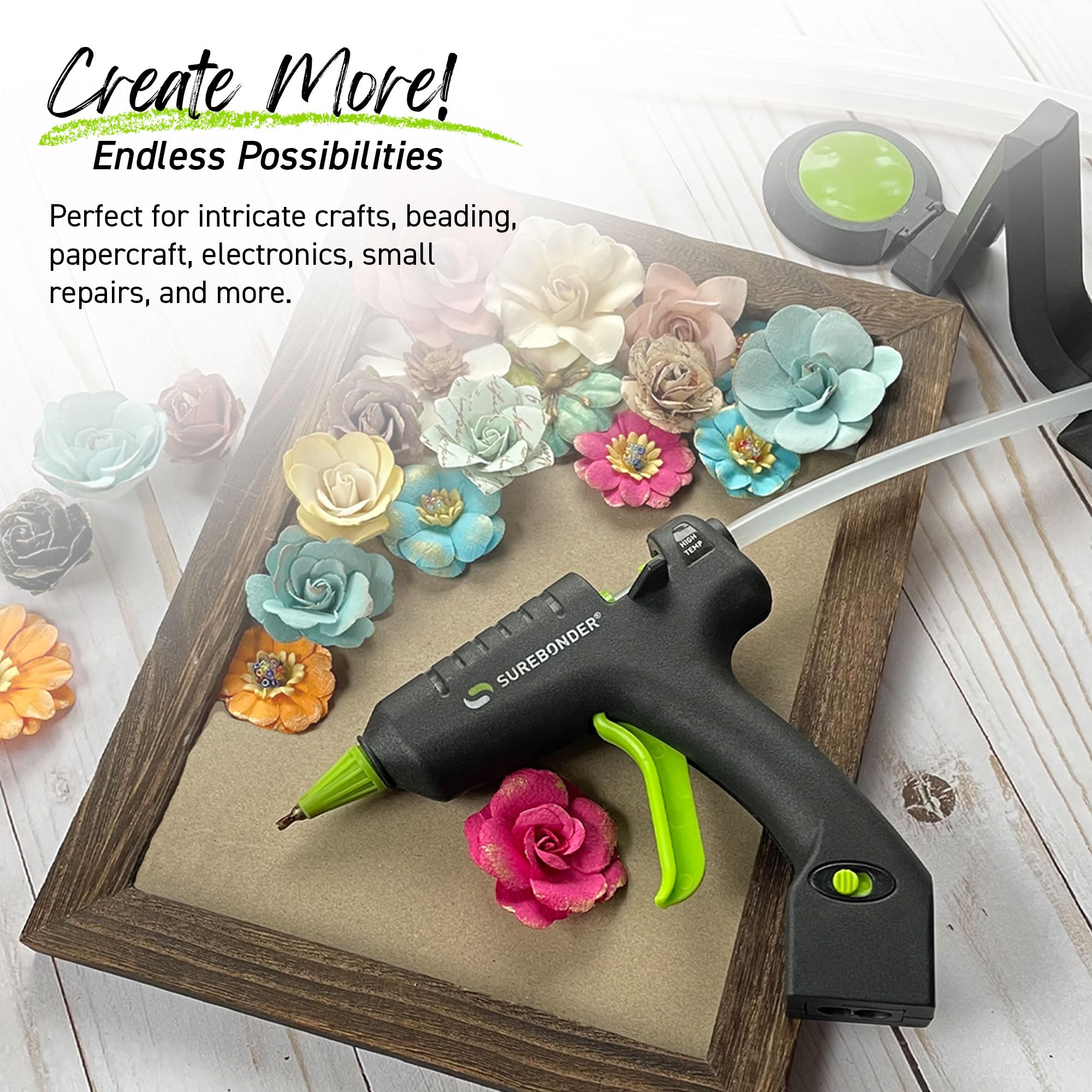 Surebonder Mini Hot Glue Gun - Cordless & Corded -7