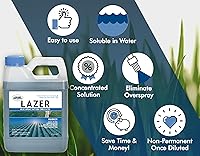 Vista 5 de Liquid Harvest Lazer Blue - 32 Ounces - Concentrated Spray Pattern Indicator - Perfect Weed/ Fertilizer Marking Dye, Turf Mark and Blue Herbicide