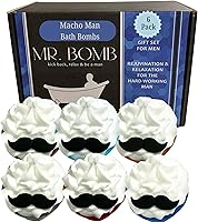 Vista 9 de Mr. Bomb Bombas de baño para el día de San Valentín para hombres, infundidas para la relajación de los hombres, regalo para él, baño masculino