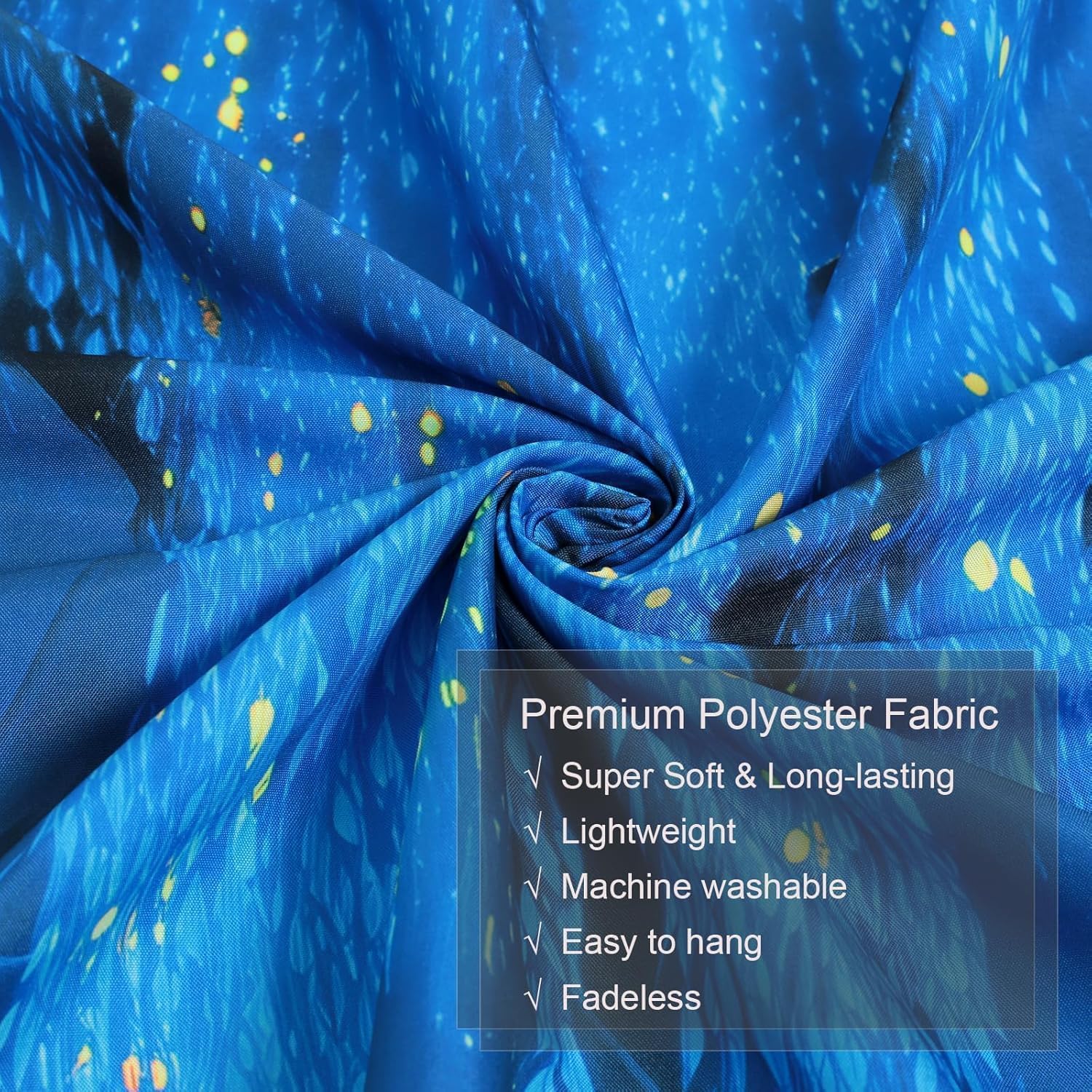 Simpkeely Blacklight Tree of Life Tapestry - UV Reactive Neon Willow & Galaxy Starry Night Wall Hanging, Mystical Aesthetic Wall Art for Bedroom, Living Room & Party Decor - 94.5" x 126"