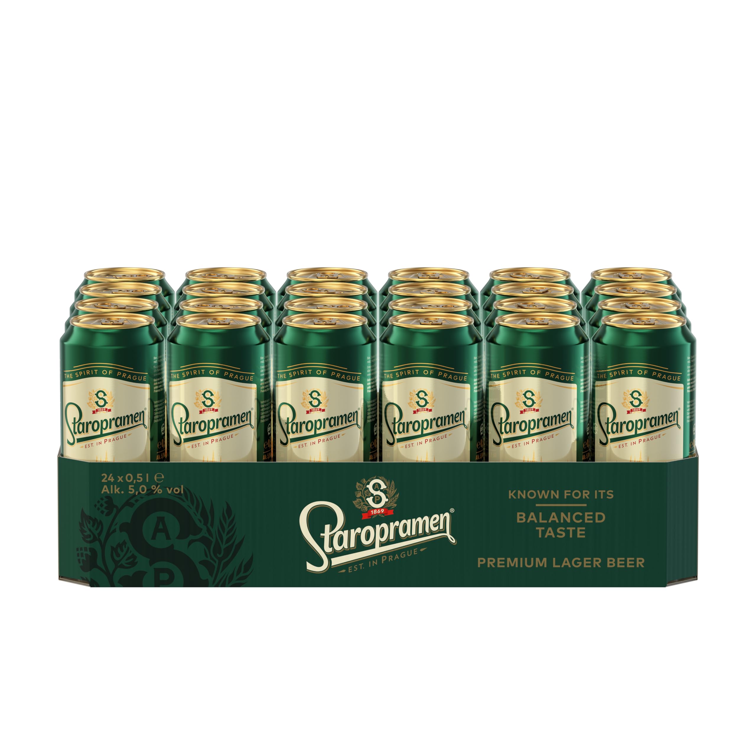 Staropramen Premium Lager, EINWEG 24x0,50 L Dose
