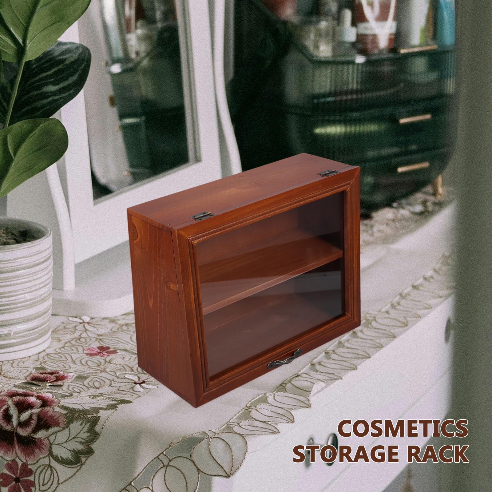 BESTOYARD Caja Organizadora con Compartimentos Múltiples 1pieza para Maquillaje y Cosméticos para Almacenamiento Ordenado Escritorio o Tocador
