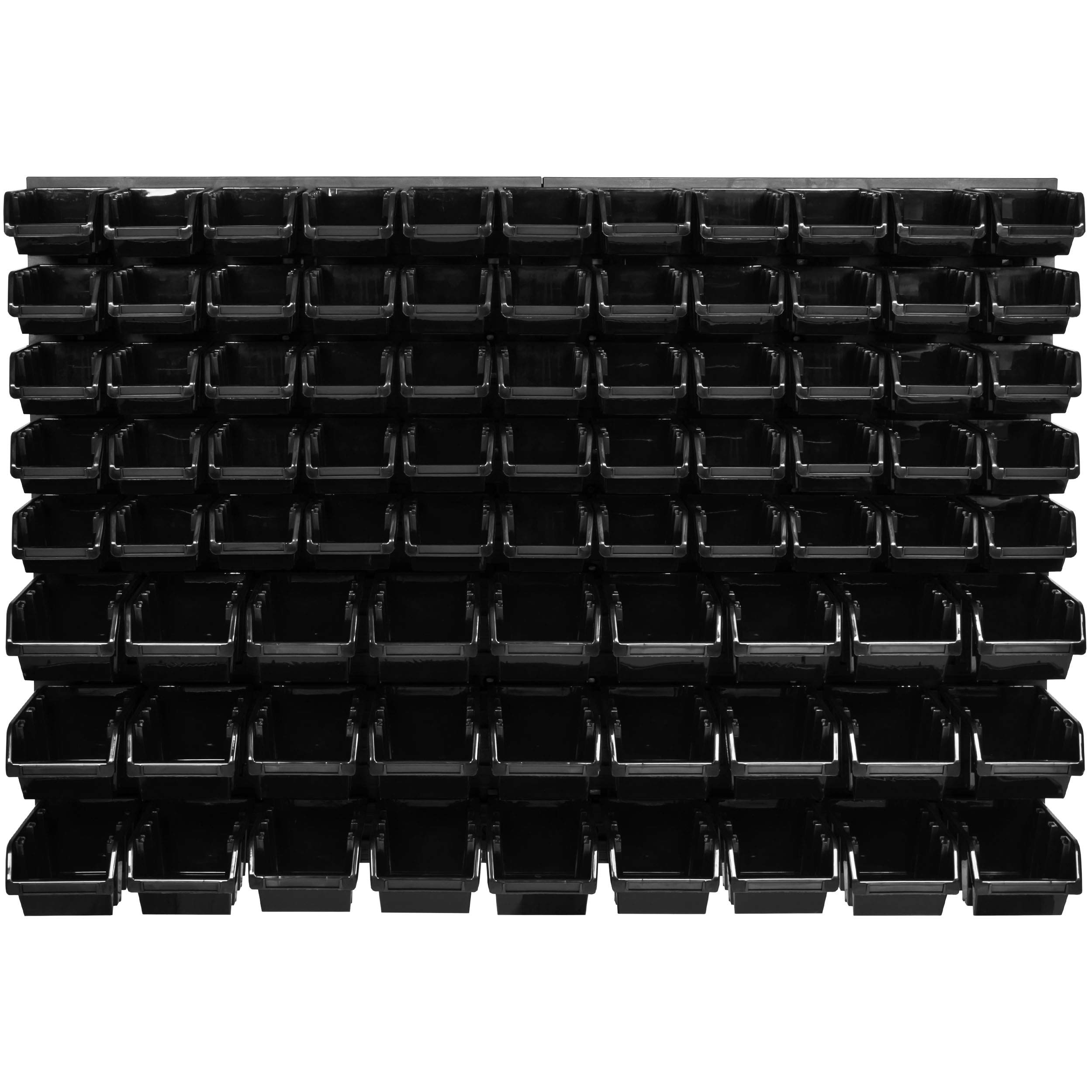 System magazynowy regał ścienny 1152 x 780 mm, 82 szt. pudełka, pojemniki do układania w stos, pojemniki do magazynowania, bardzo mocne płyty ścienne, regał, możliwość rozbudowy, regał warsztatowy, magazyn, regał ścienny, regał wtykowy
