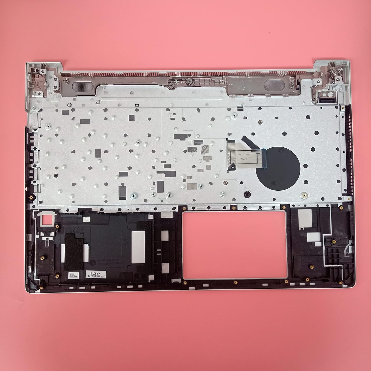 Replacement for HP Probook 450 455R G6 450 455 G7 Laptop Upper Case Palmrest Non-Backlit Keyboard Assembly Part L45091-001 Top Cover Silver