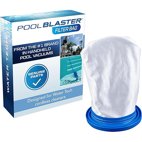 POOL BLASTER Genuine Replacement Sand & Silt Filter Bag for Catfish Ultra, iVac 250, iVAC C2, Max, and Volt FX-4 Pool Vacuums by Water Tech