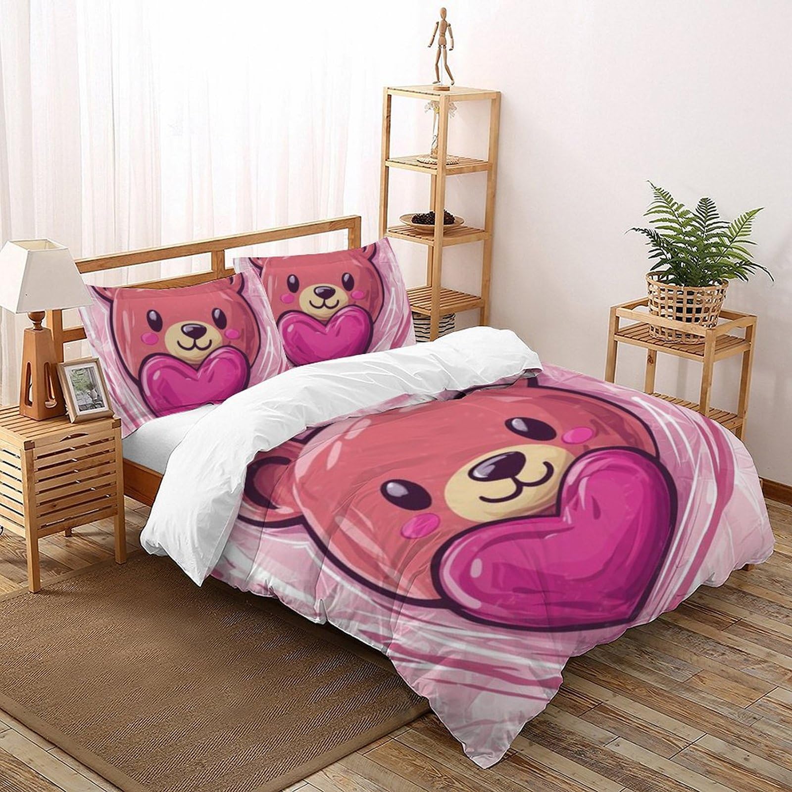 Housse de couette ours Animaux Land pour transformer la chambre d'enfant en cocon douillet