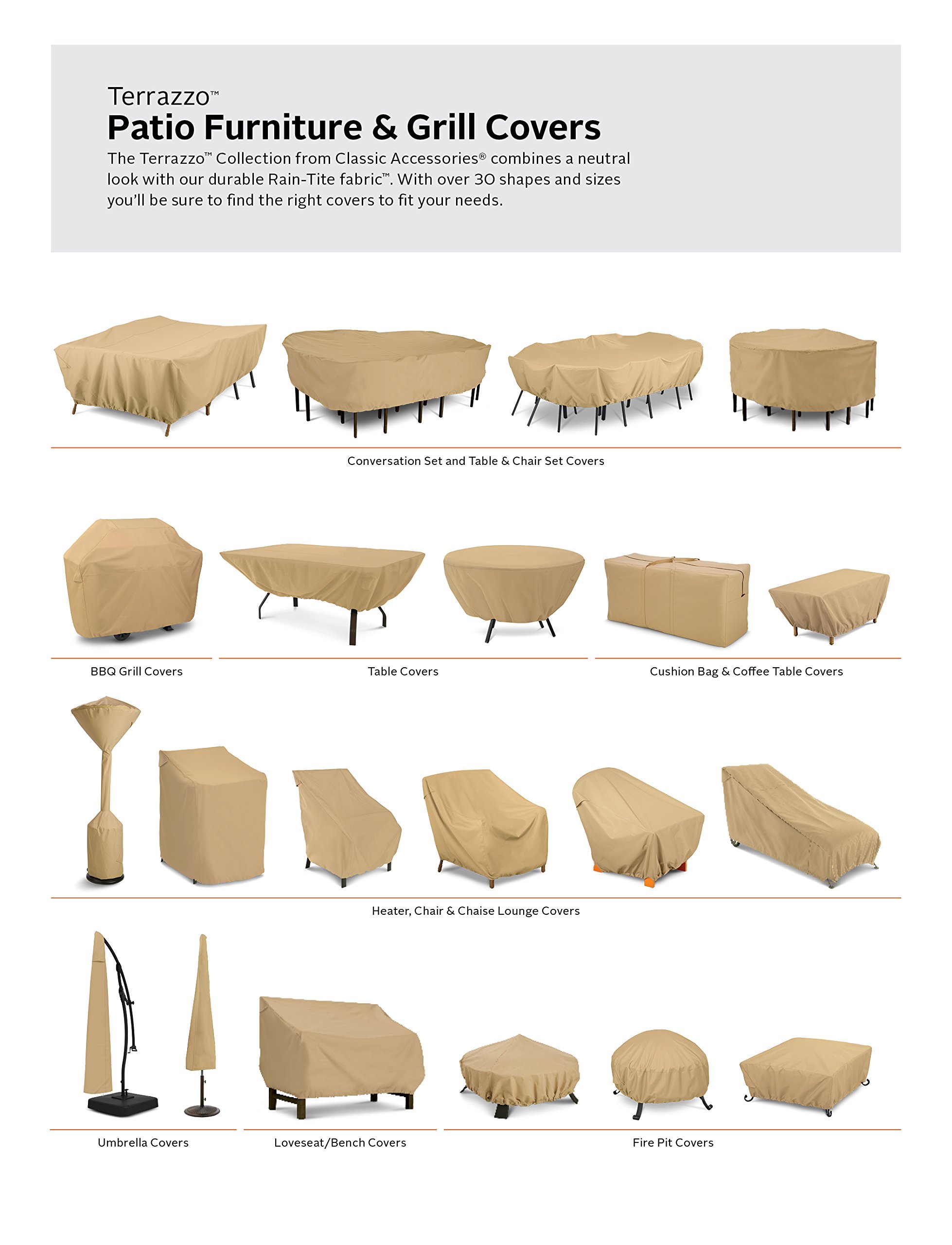 Classic Accessories ADIRONDACK COVER TERRZZO (confezione da 1)
