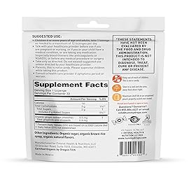 USDA Organic Natural Ginger Tummydrops, Gluten Free & Vegan, 33 Individually Wrapped Drops in a Resealable Bag