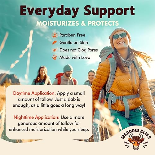 Miniatura 8 de Sarga de ternera para la piel - Crema hidratante - 100% alimentado con pasto - Sarga de ternera batida - Aceite de jojoba orgánico - Manteca de