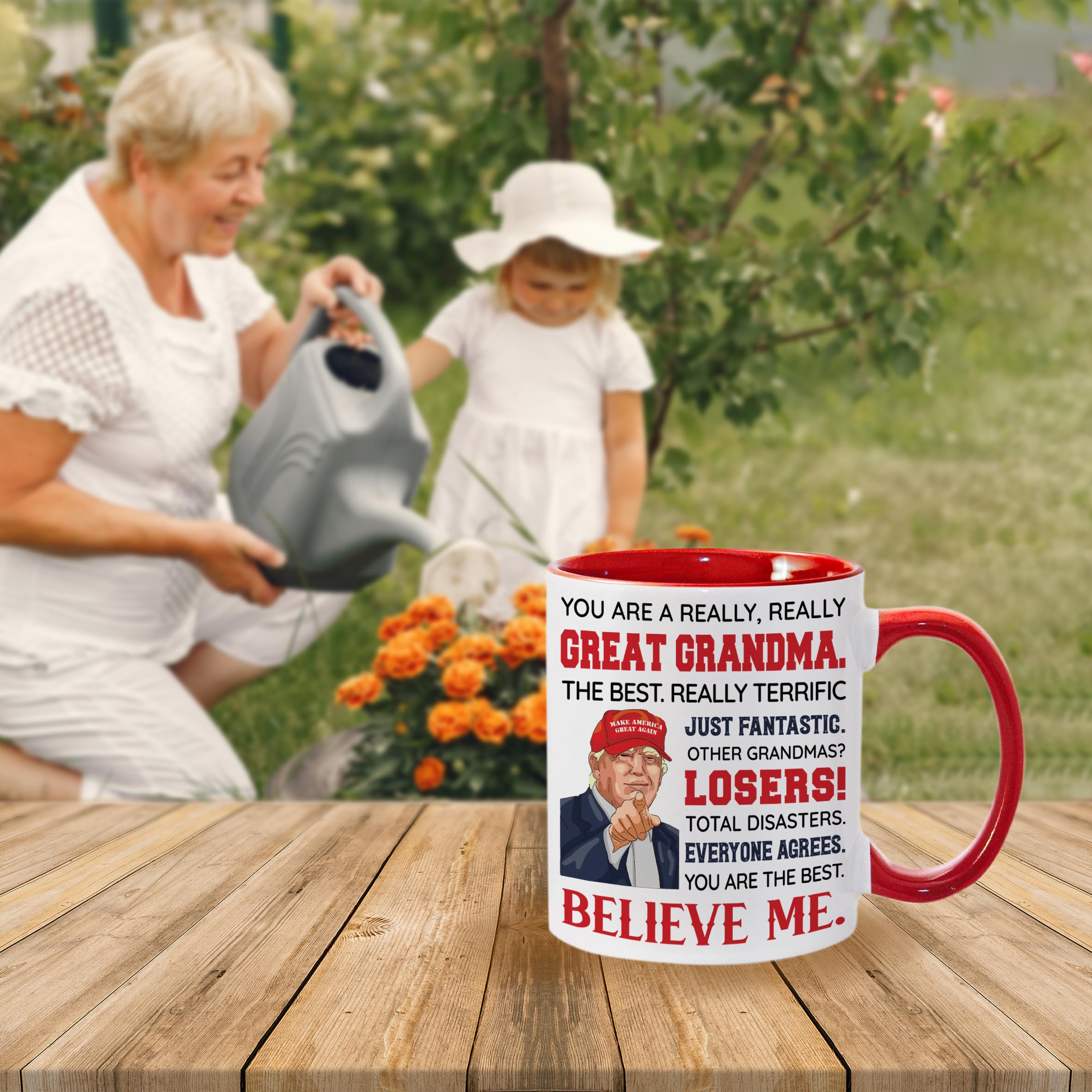 Taza de cerámica con la frase "Best Grandma Ever", regalos para abuela de nieto, nieta, nietos, nietos, regalos divertidos para abuela, día de la madre, regalo de cumpleaños para abuela, taza