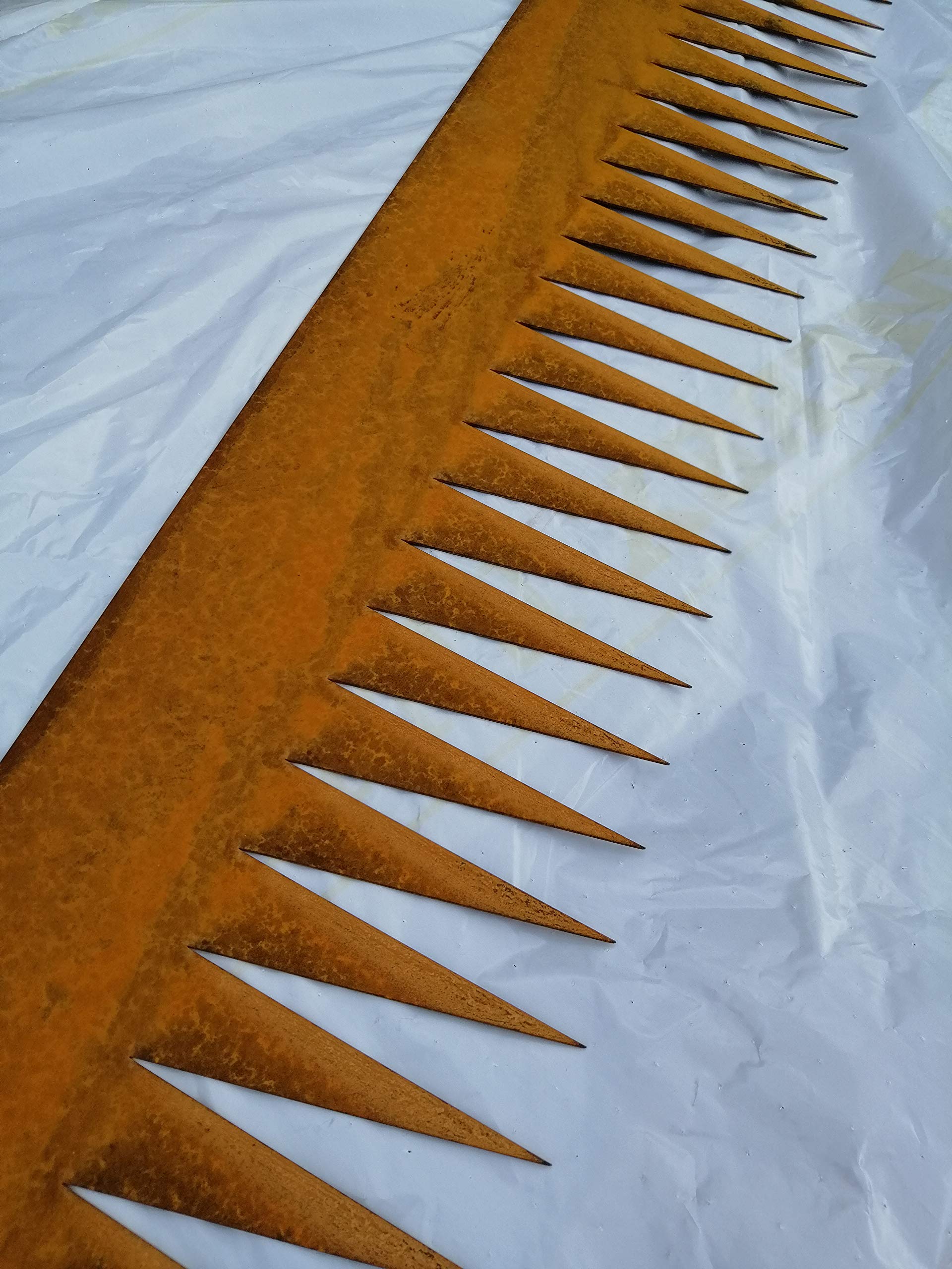 Corten Sharktooth Edging Strips 10 Pack (2500mm x 290mm x 3mm)