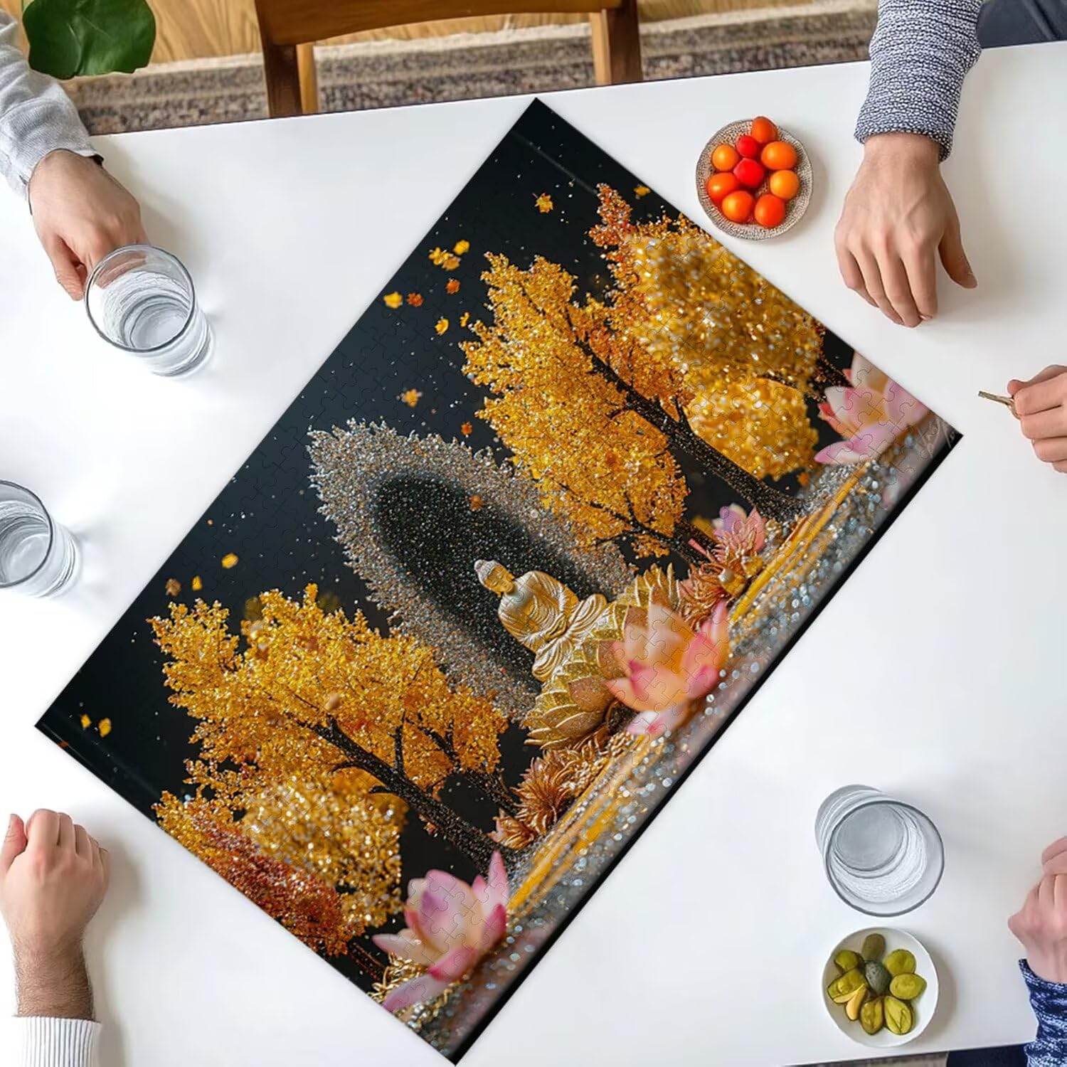 Puzzle 5000 sztuk Puzzle dla dorosłych 156 x 105 cm Gra edukacyjna Prezenty Puzzle dla dorosłych i dzieci w wieku 14 lat, kreatywny prezent relaksacyjny 156 x 105 cm - (leśna izolacja) x713