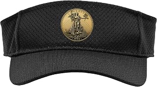 Saint Gaudens Double Eagle 1933 Liberty Coin Collector USA Sport Sun Visor