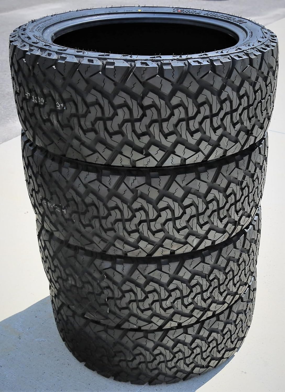Set of 4 (FOUR) Venom Power Terra Hunter X/T XT All-Terrain Mud Light Truck Radial Tires-LT285/50R20 285/50/20 285/50-20 119/116S Load Range E LRE 10-Ply BSW Black Side Wall