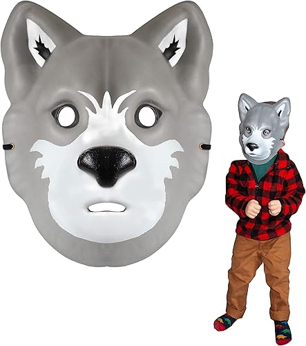 Miniatura 9 de Deluxebase Wild Faces from Foam Animal-Themed Face Mask for Kids.