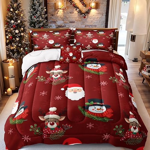 Move Over Juego de edredón de mariposa azul, tamaño Queen, juego de ropa de cama de 4 piezas con patrón de mariposa azul dorado, juego de edredón