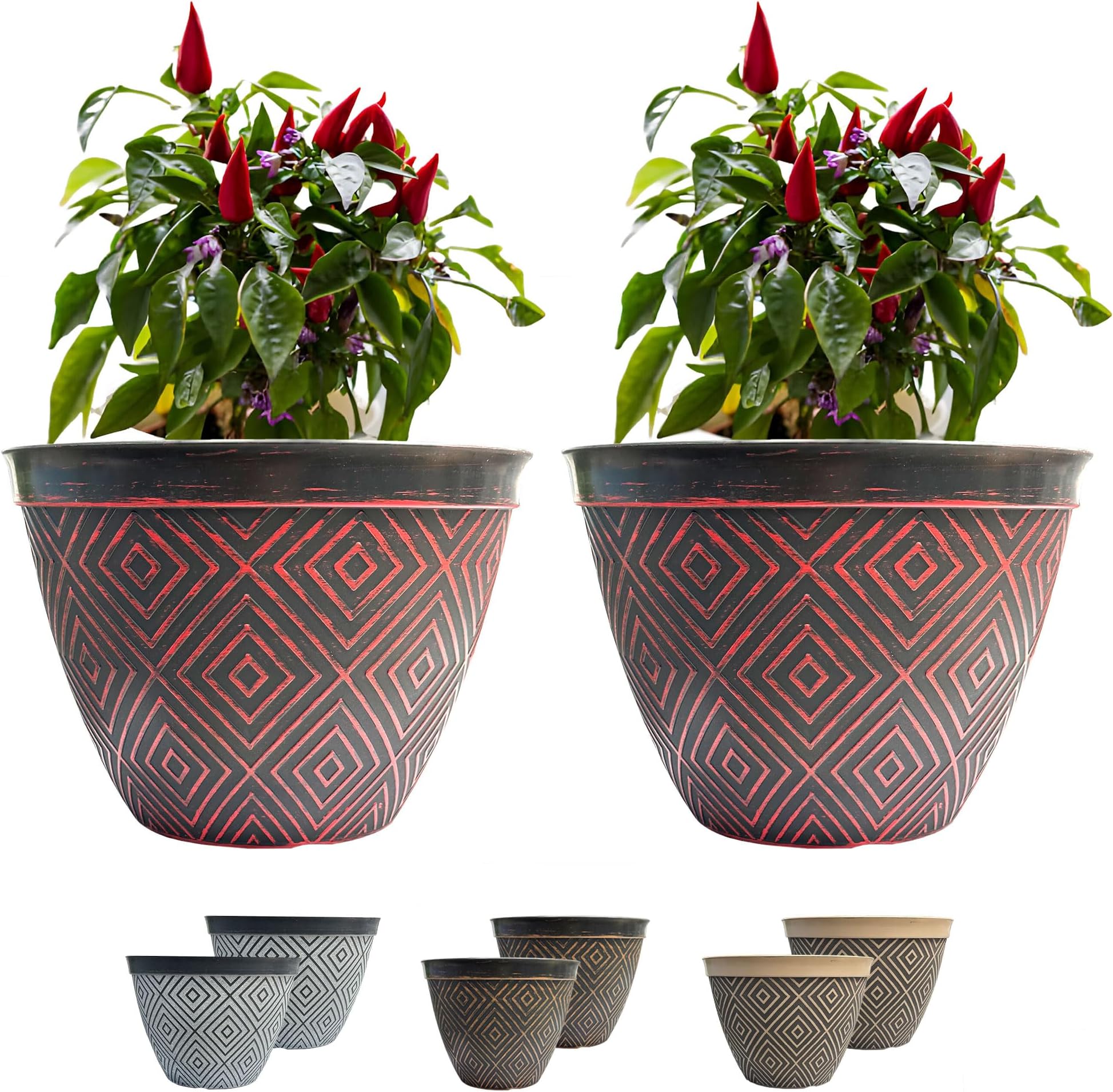 SG Traders Plant Pot Set Stylish Planters for Outdoor Gardening