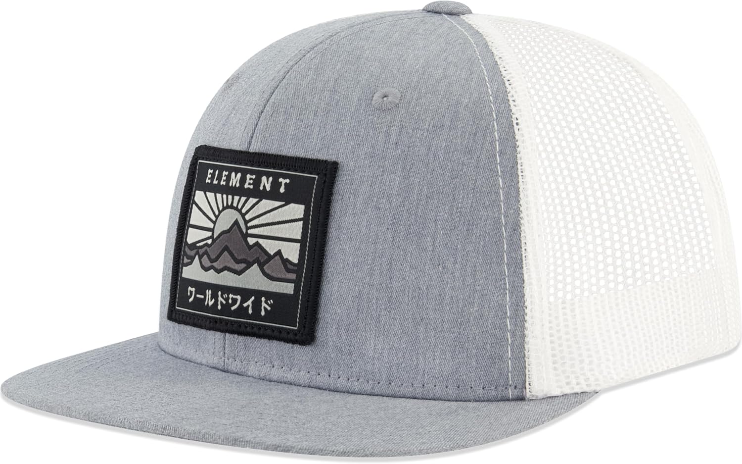 Element Trucker Hat, 6 Panel Adult Baseball Cap with Flat Brim, One Size