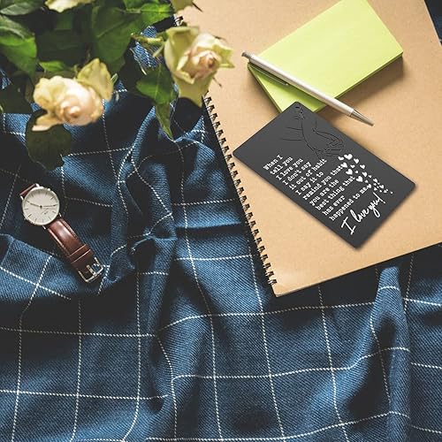 Miniatura 5 de Regalos para mi amor, tarjeta de aniversario, tarjeta de billetera, regalos de amor para él, novio, esposo, regalos de esposa, idea de regalo de