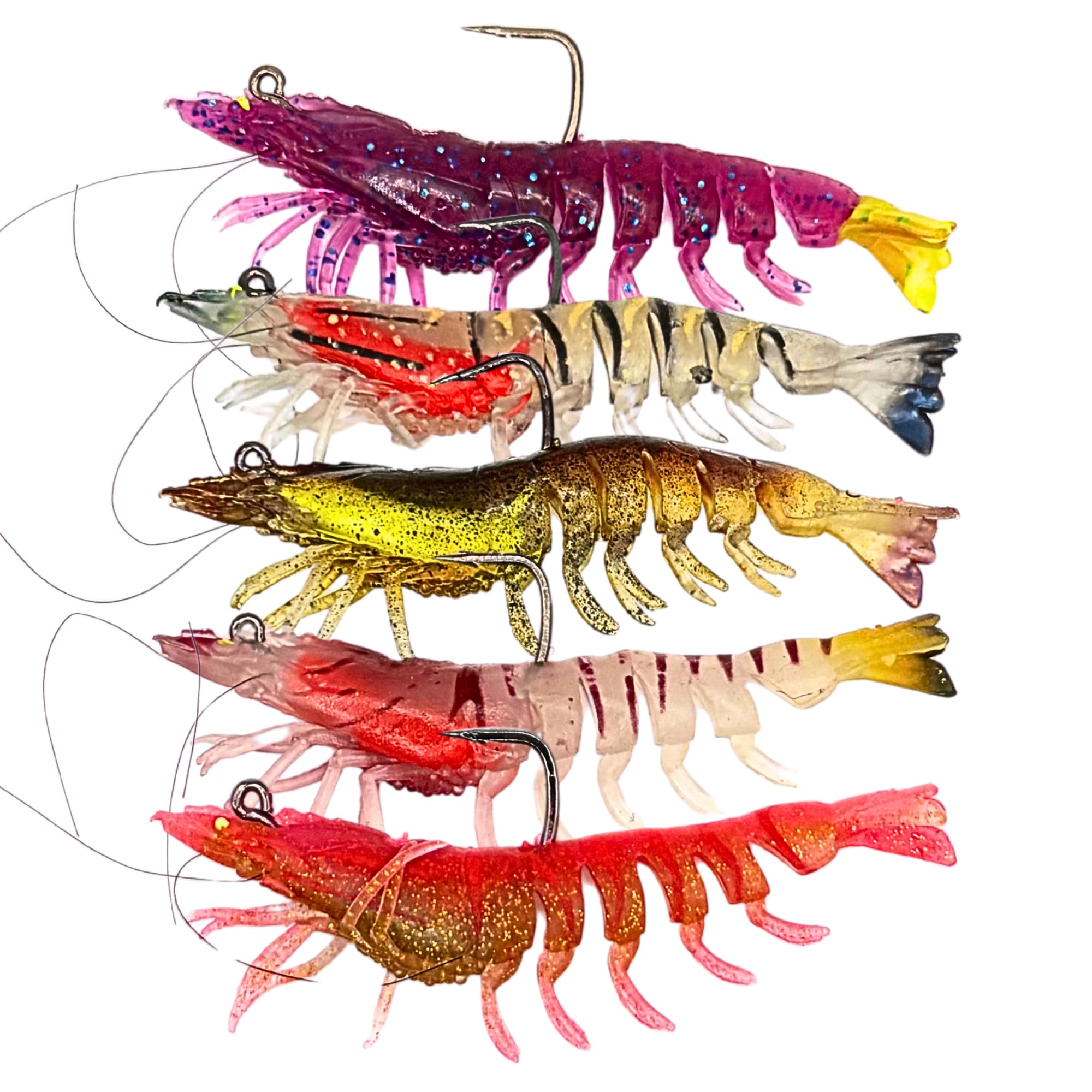 HALYXS 6-Pack Shrimp Lure