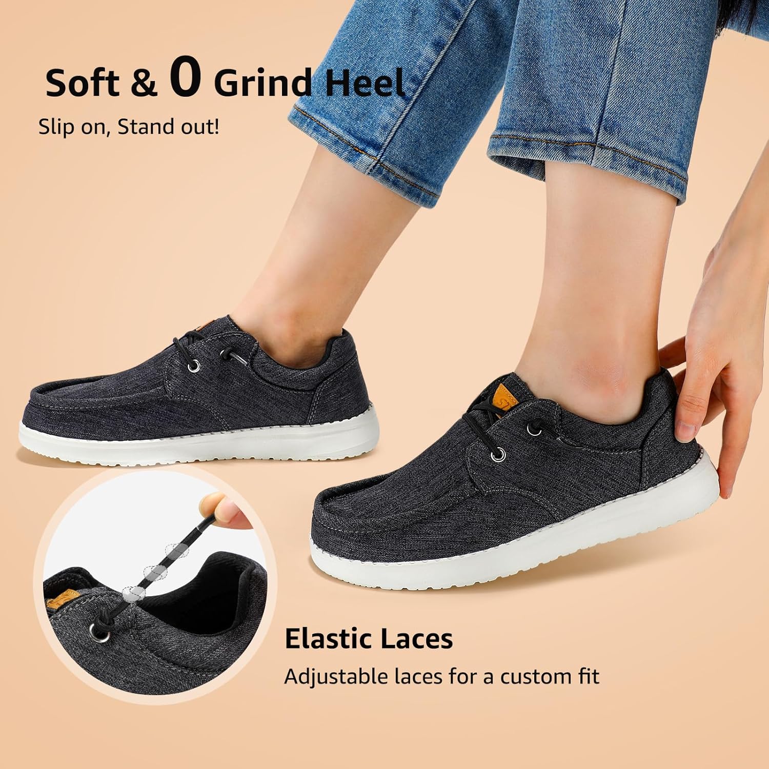 STQ Women's Lace up Loafers丨Orthopedic Comfotable Ultralight Boat Casual Shoes with Arth Support - Image 7