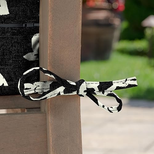 Miniatura 7 de Arden Selections ProFoam Essentials - Cojín de asiento para exteriores, 19 x 20 pulgadas, textura azul pavo real y verde