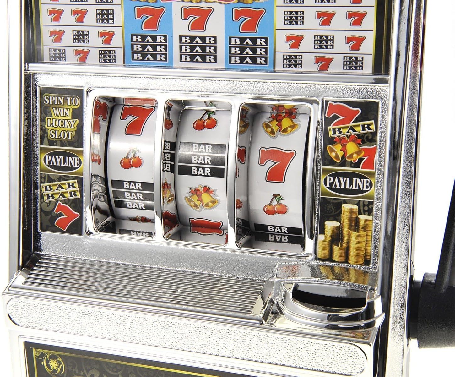 Jumbo Slot Machine Money Bank – Fun and Interactive Savings Jar for All Ages