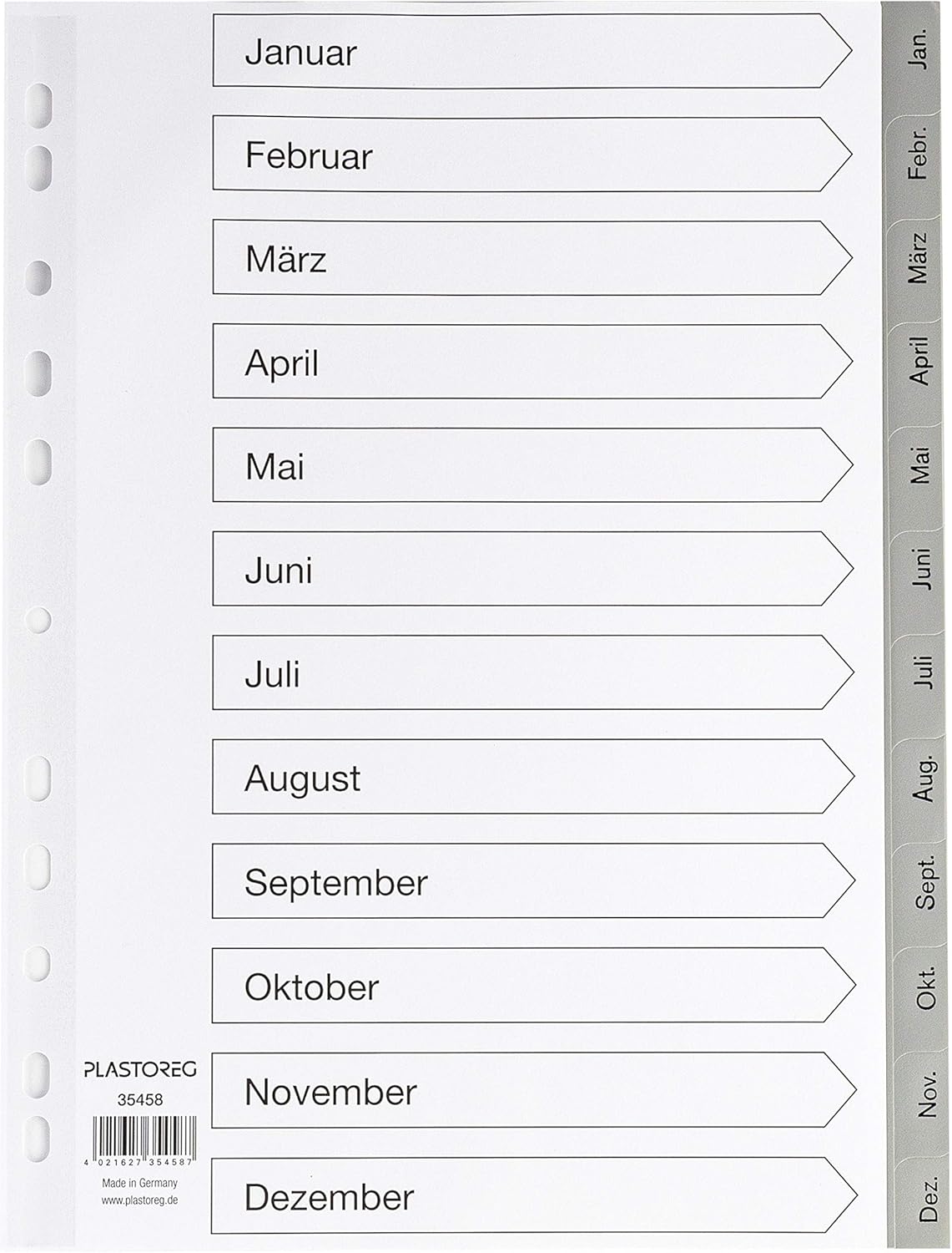 Set Divisori XXL Per Raccoltori - 12 Pezzi A4+ In PP Colorato, Made In Germany - Foto 5