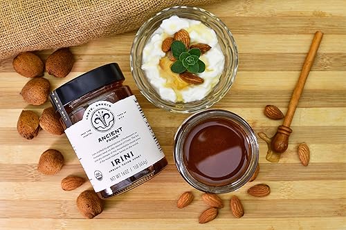 Miniatura 10 de Miel de tomillo de Ancient Foods - Miel griega auténtica sin filtrar de Grecia  Bosque silvestre sin filtrar (pino) y miel de tomillo de Vordonia,