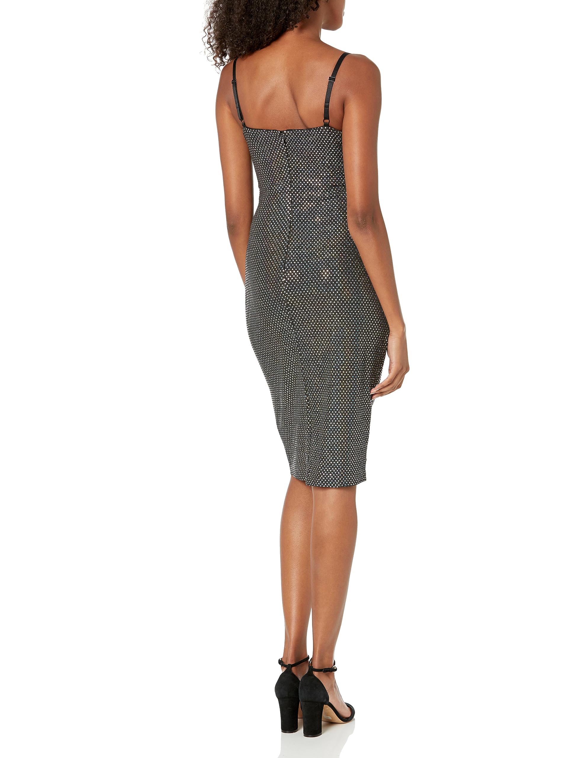 Guess Cowl Neck Sparkle Tank Dress Vestito da Cocktail Donna