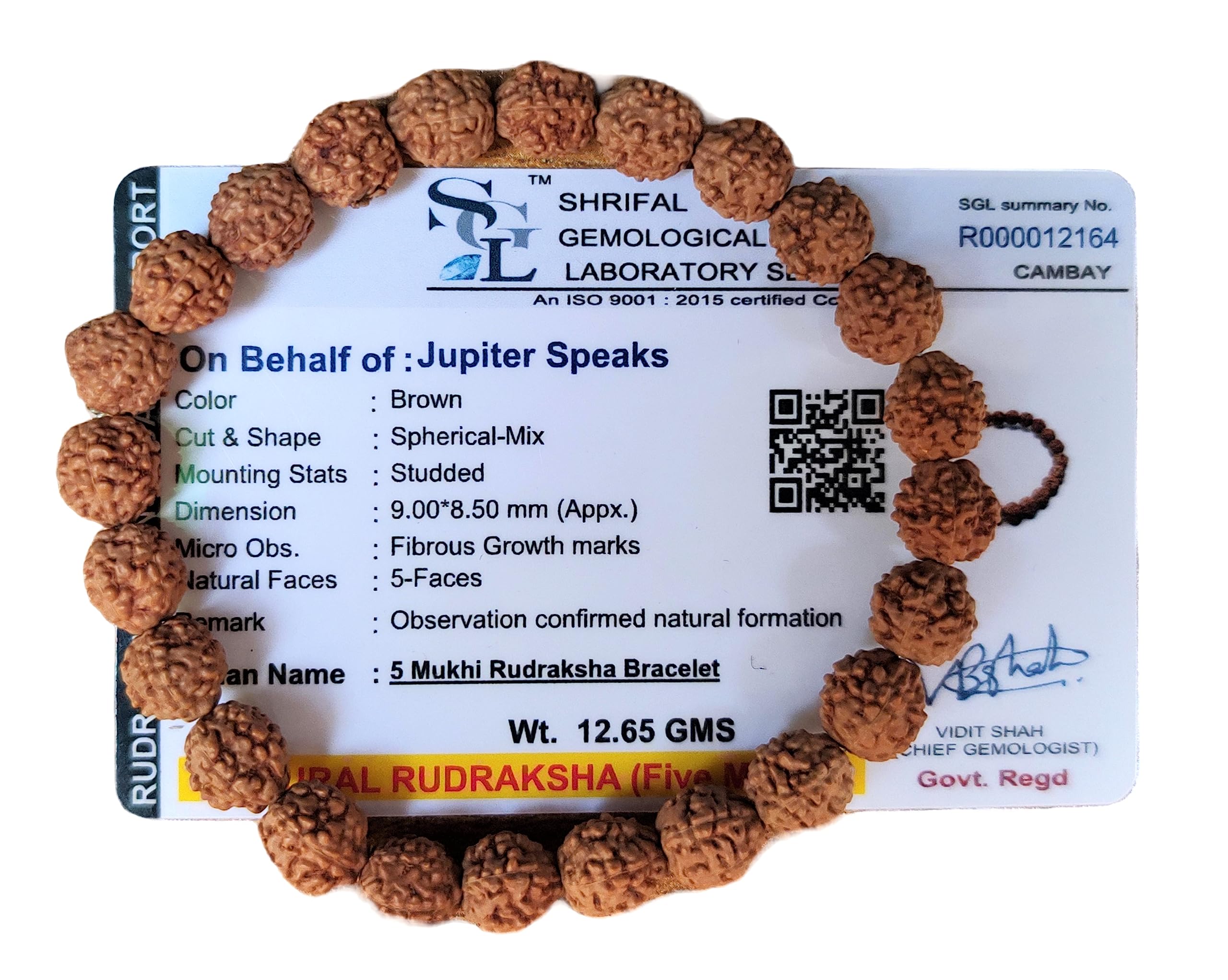 See full amazon price history chart for Jupiter Speaks 5 Mukhi Rudraksha Bracelet with Lab Certificate for Men and Women Jupiter Speaks 5 Mukhi Rudraksha Bracelet with Lab Certificate for Men and Women (B0C7NBCY7D) Amazon Price History, Amazon Price Tracker