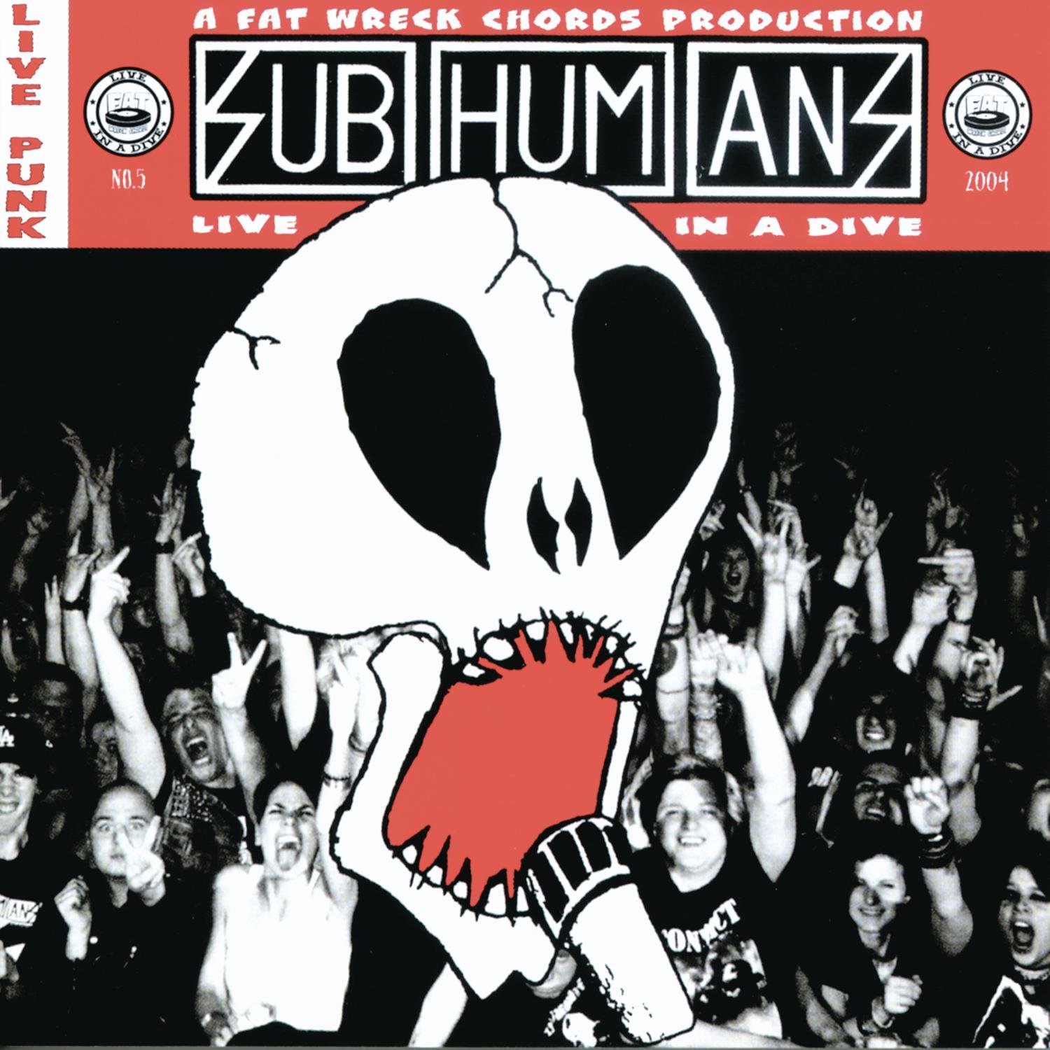 SUBHUMANS - LIVE IN A DIVE / NEW Sealed Punk  CD