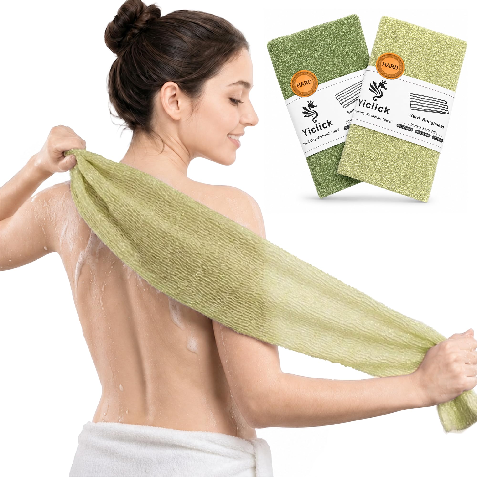 Photo 1 of Yiclick Exfoliating Washcloth Towel (2 Pack)
