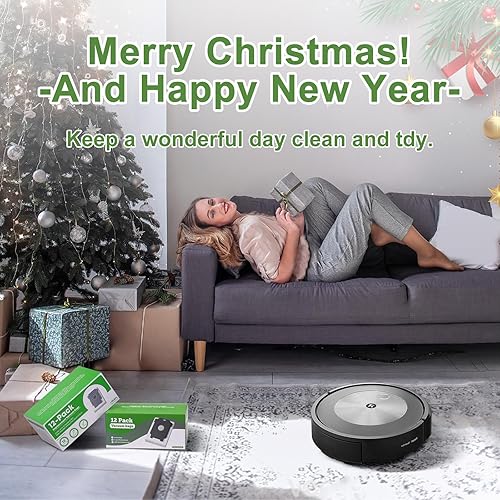 Miniatura 7 de VBN Paquete de 12 bolsas de repuesto para aspiradora Roomba, compatibles con iRobot Roomba 104 105 405 504 505 705 Combo 10 Max, i7+ i3+ i4+ i6+ i8+