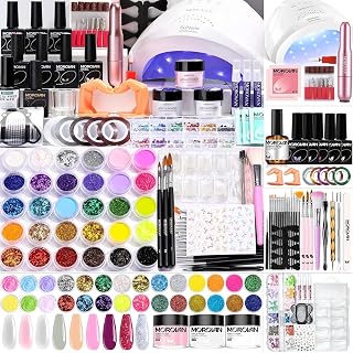 Morovan Professional Acrylic Nail Kit: for Beginners with Everything - Complete Nail Kit Set Professional w...