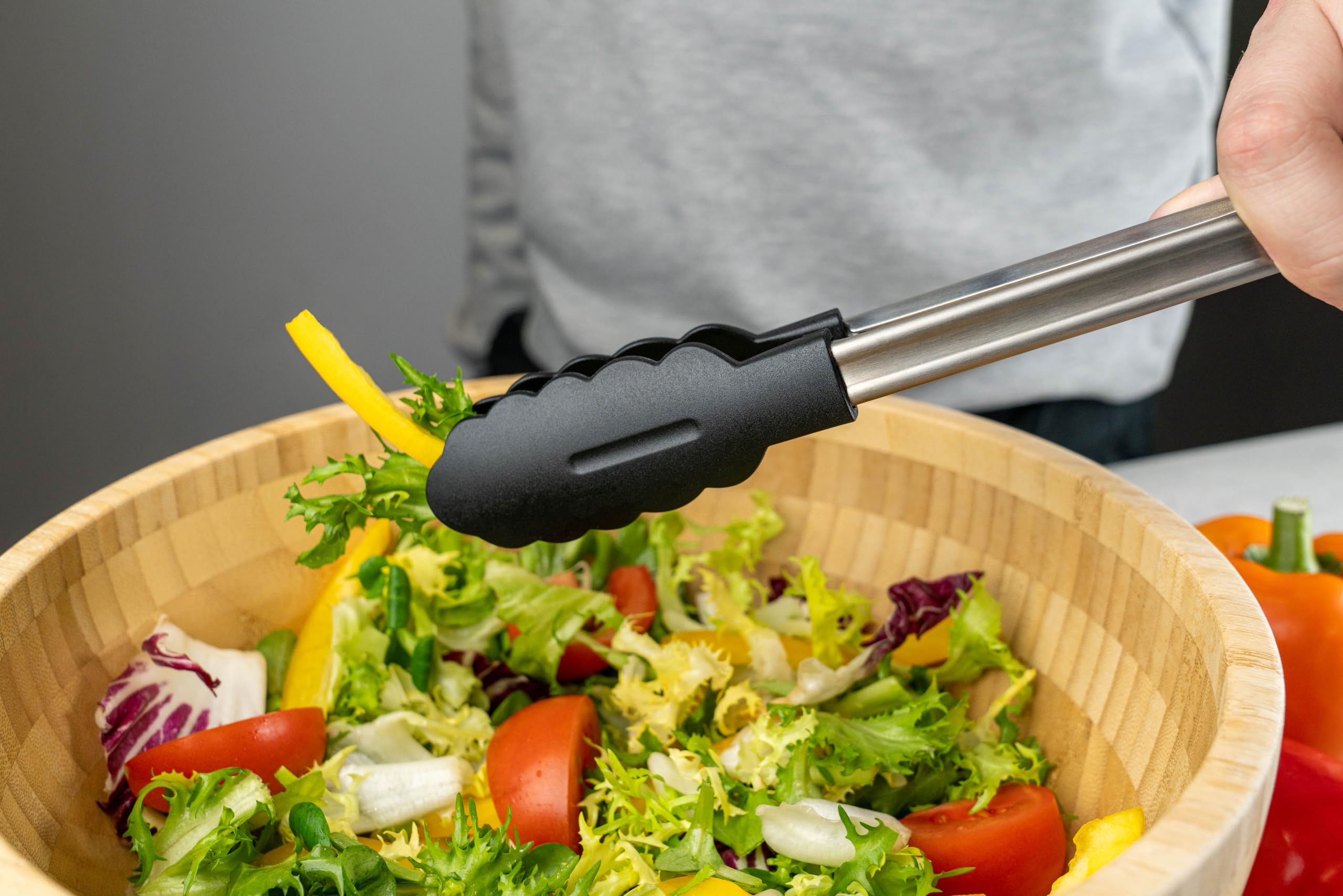CUISIPRO Locking Tong - Non-Stick Nylon