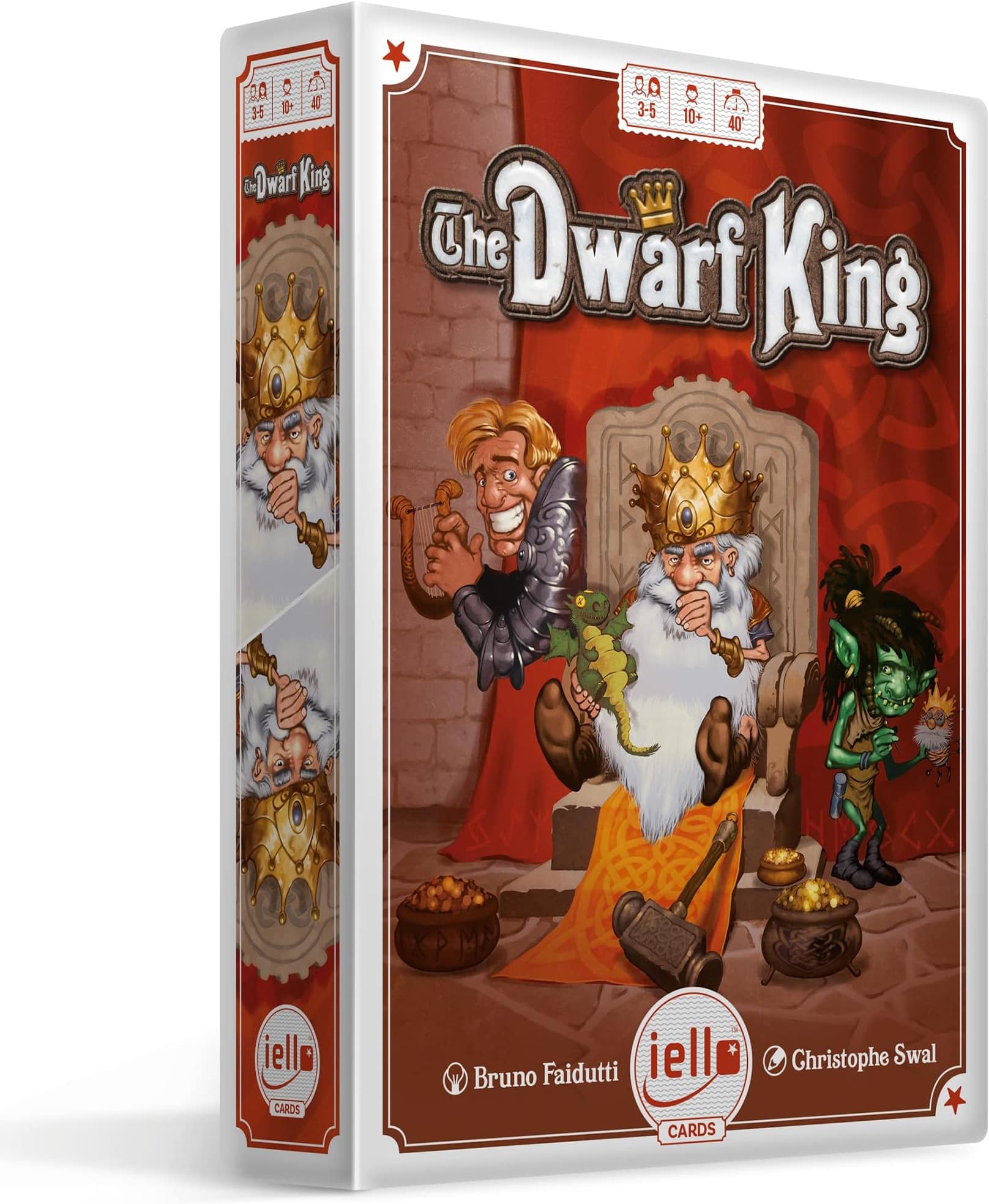 IELLO: Dwarf King - Trick-Taking Card Game, Ever-Changing Winning Conditions, Family Ages 10+, 3-5 Players, 40 Min