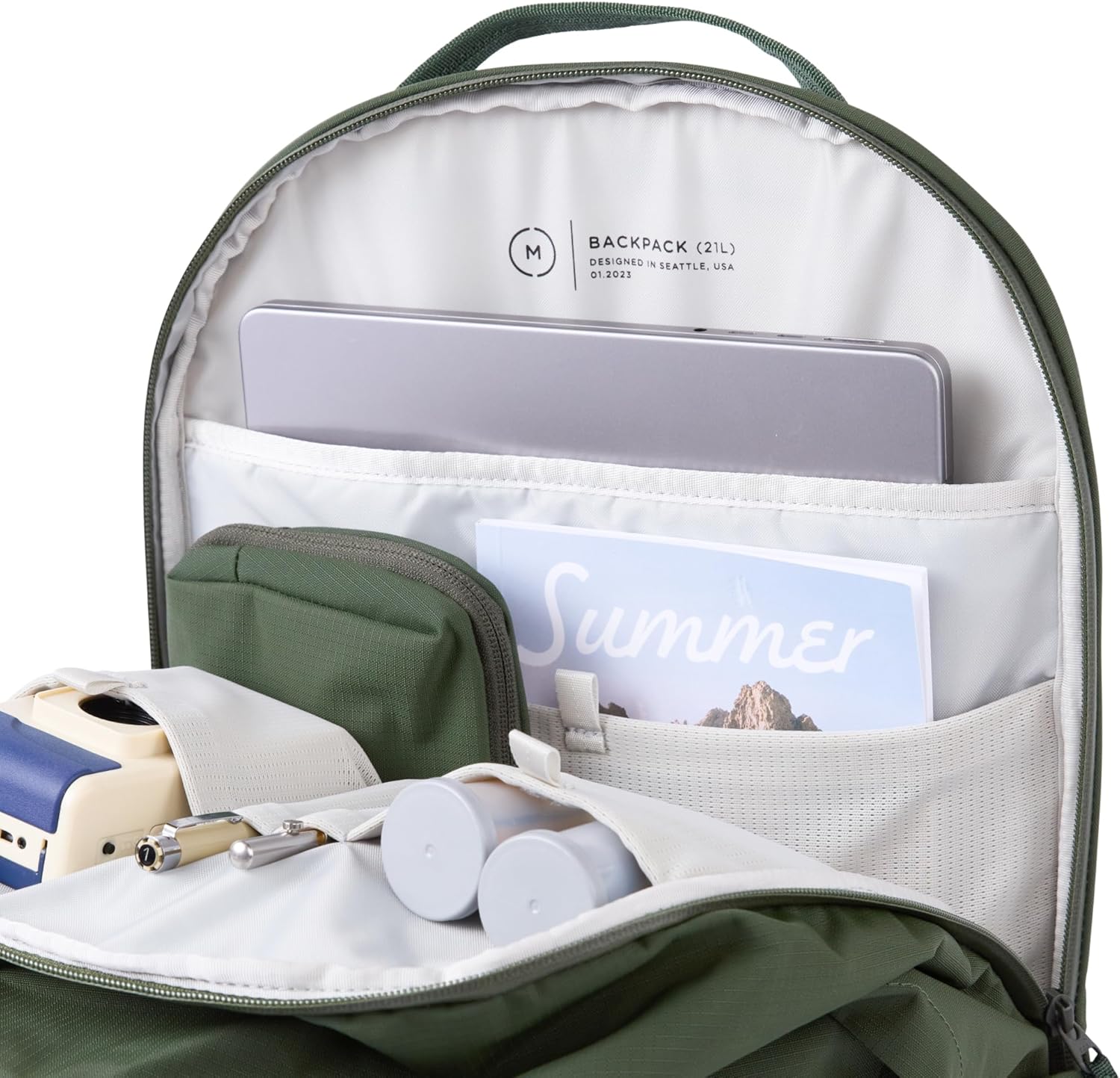 Moment Everything Backpack – 17L or 21L Weatherproof Everyday Camera & Laptop Bag (Gen 2, Olive, 21L)