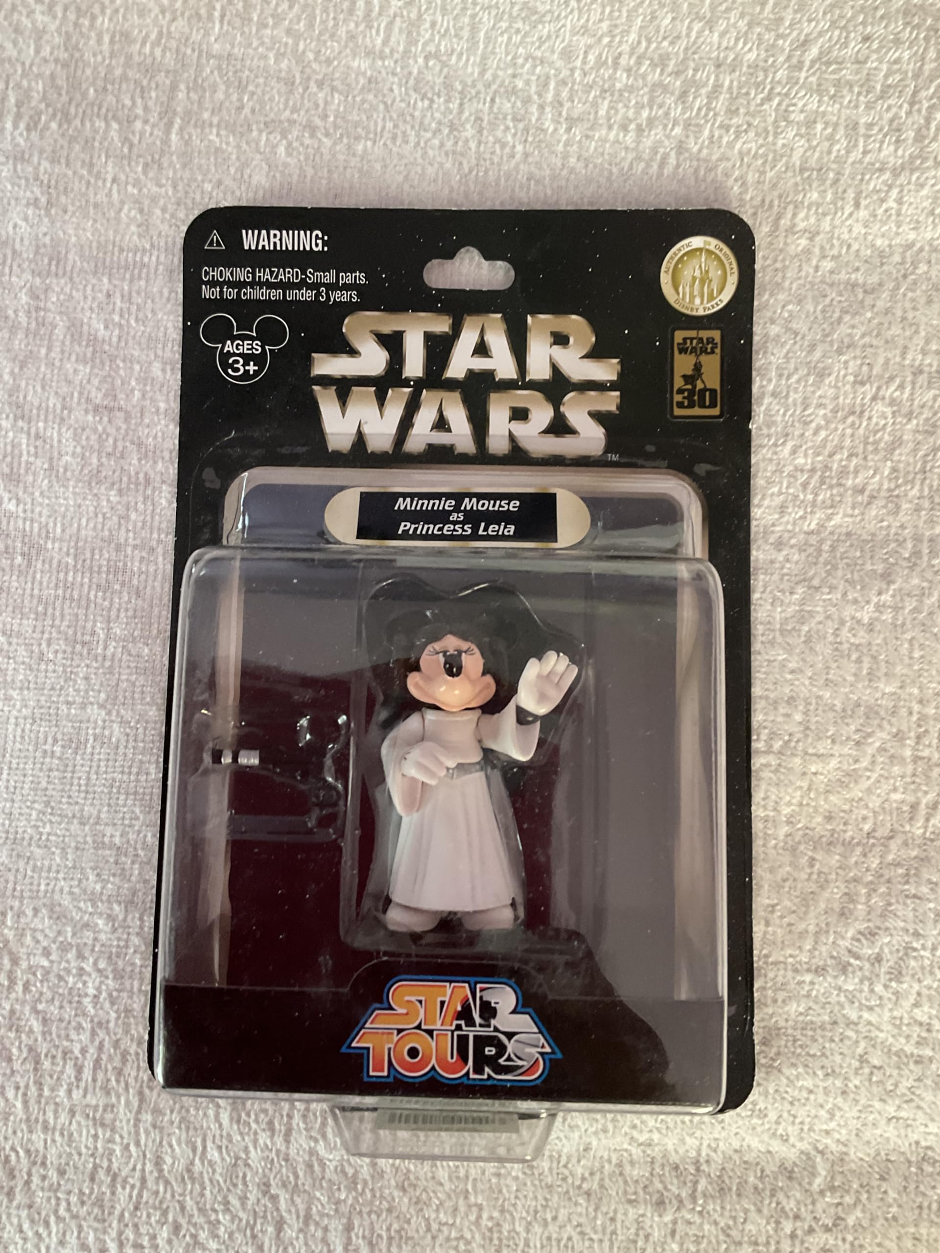 Amazon.com: Star Tours Wars Minnie Mouse as Princess Leia Figure