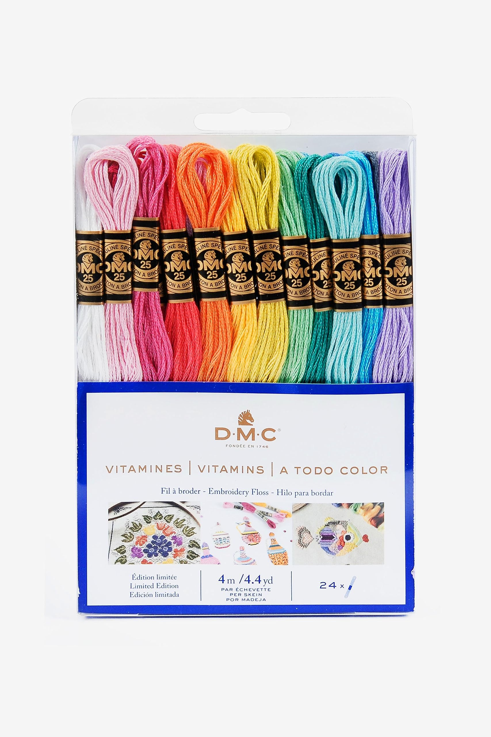 Set of 447 colors skeins of cotton cross stitch floss threads Amazon