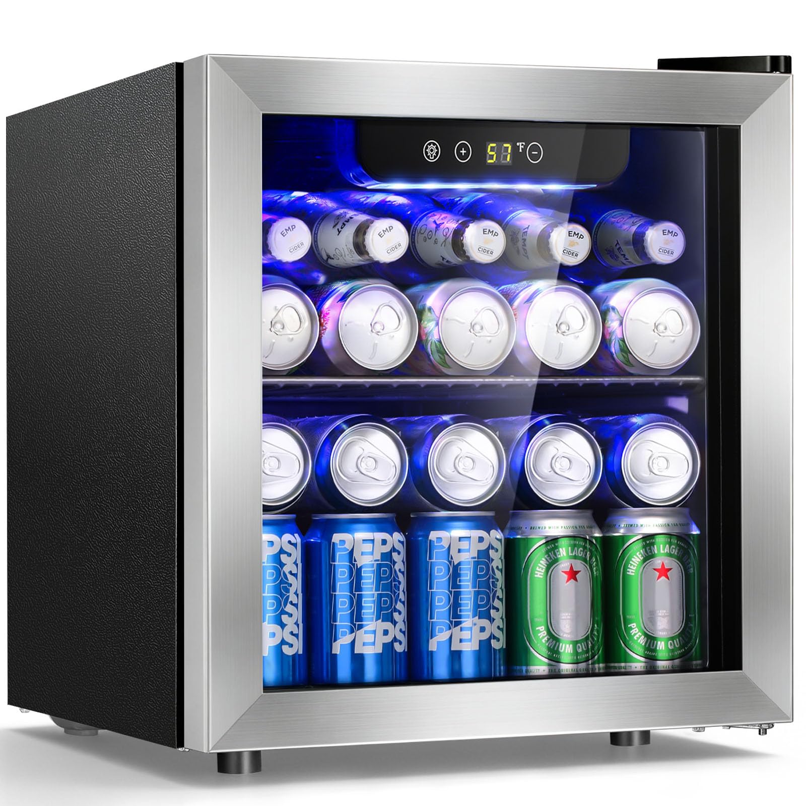 Antarctic Star JC-36UEL-F 1.3 cu ft Beverage Cooler Stainless Steel