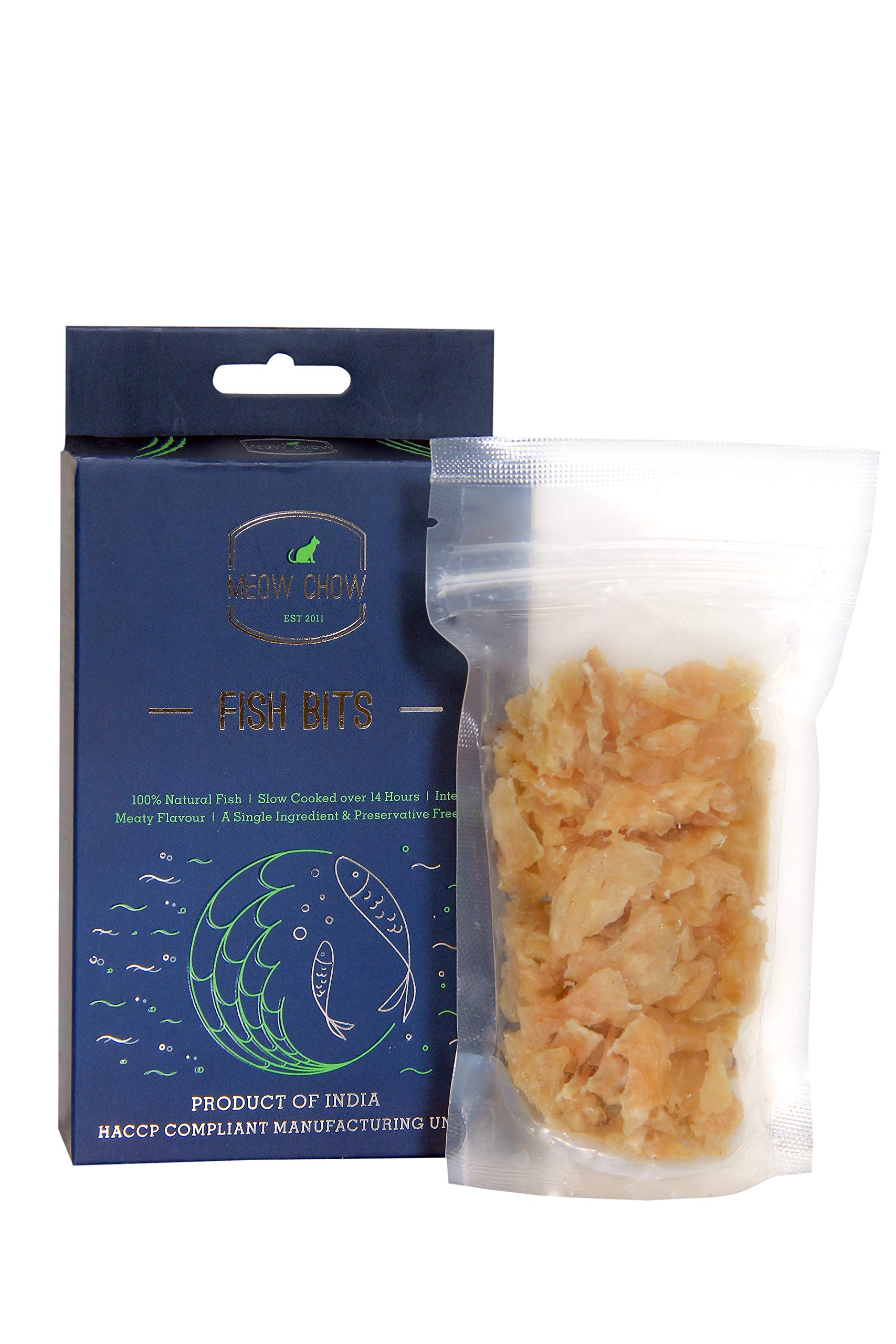 Meow Chow Cat Treats Fish Bits (50gms, Pack of 5) (B07YFPCRYW) Amazon Price History, Amazon Price Tracker