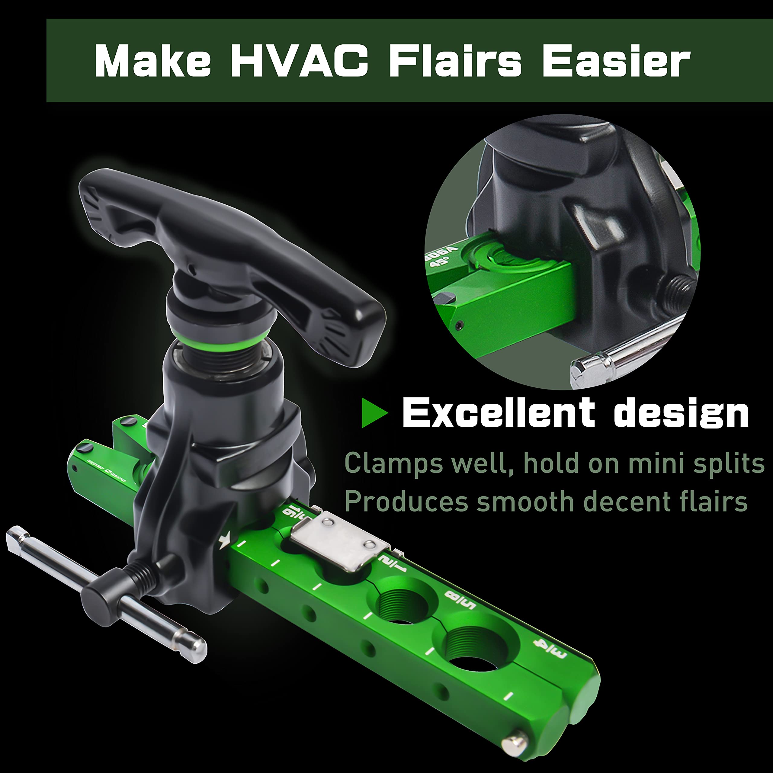 Buy HVAC Flaring Tools Set with Guide Plate & Clutch, 1/4'' 3/4