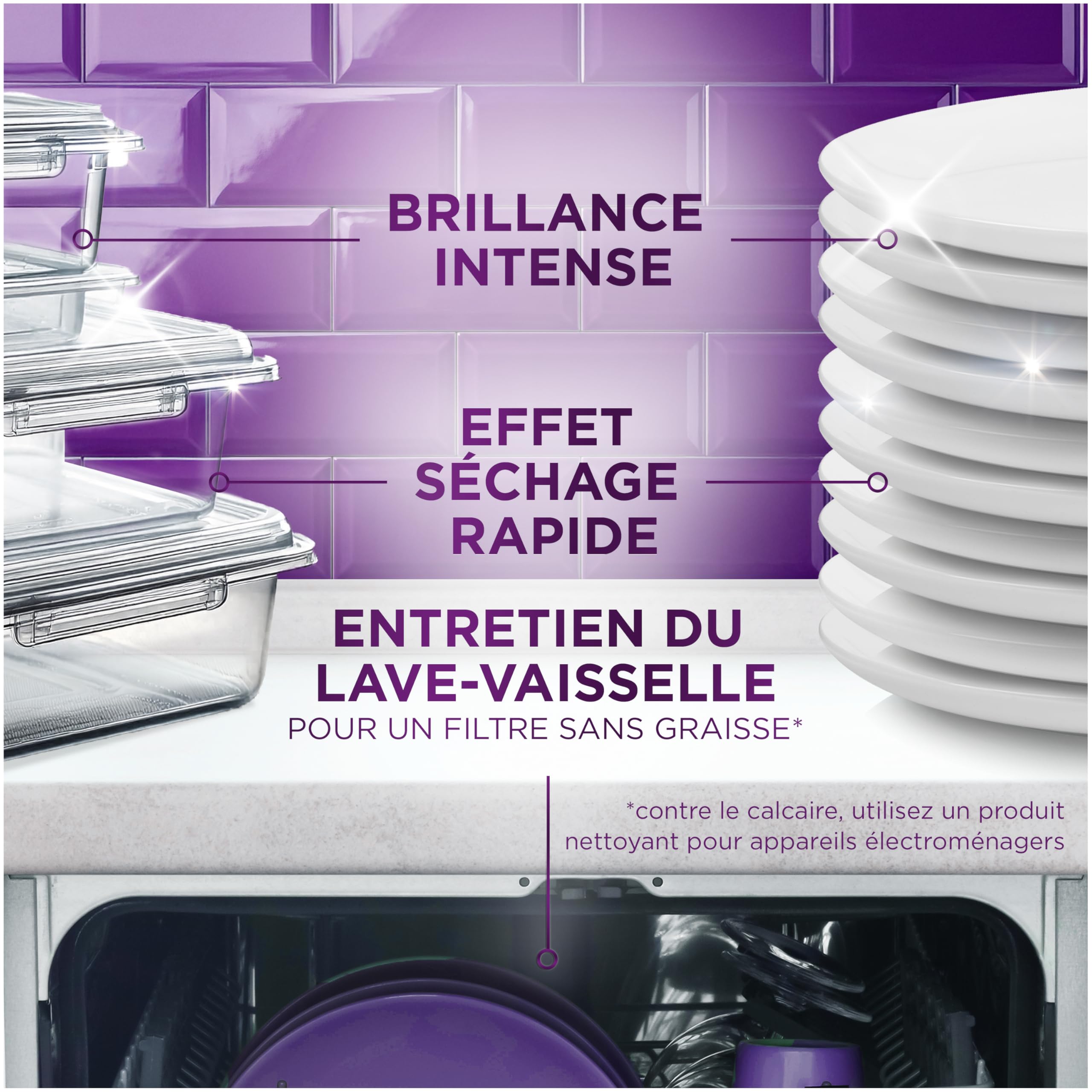 Fairy Platinum Plus Tablettes Lave-Vaisselle Tout-en-1, Miracle 30 Minutes, 100 Tablettes (20x5), Notre Nettoyant n°1 Pour Les Résidus Alimentaires Tenaces