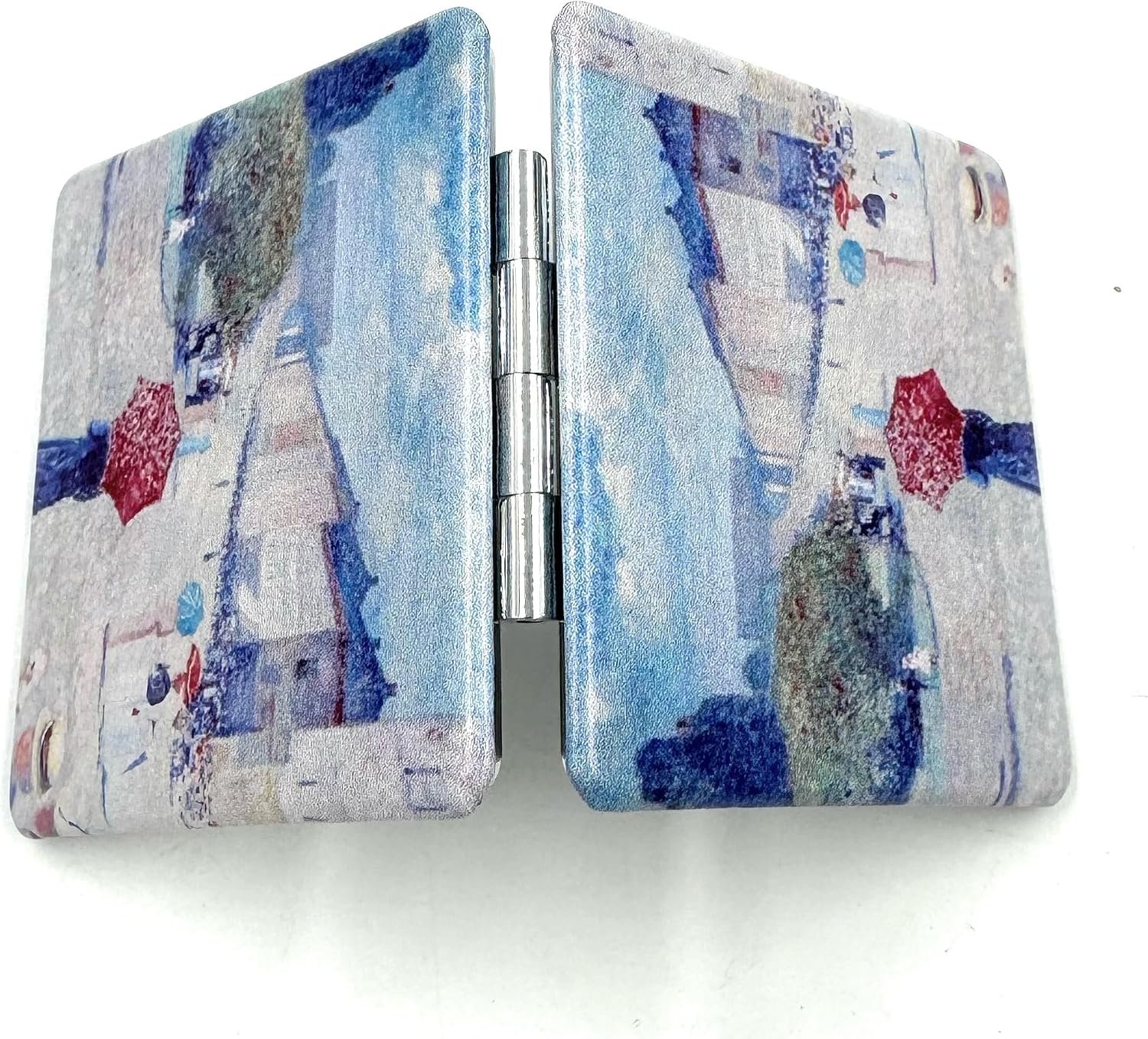 Edward Monch Square Mirror - Art Deco Pocket Mirror for Girls, Perfect for Travel or Gifts image 4