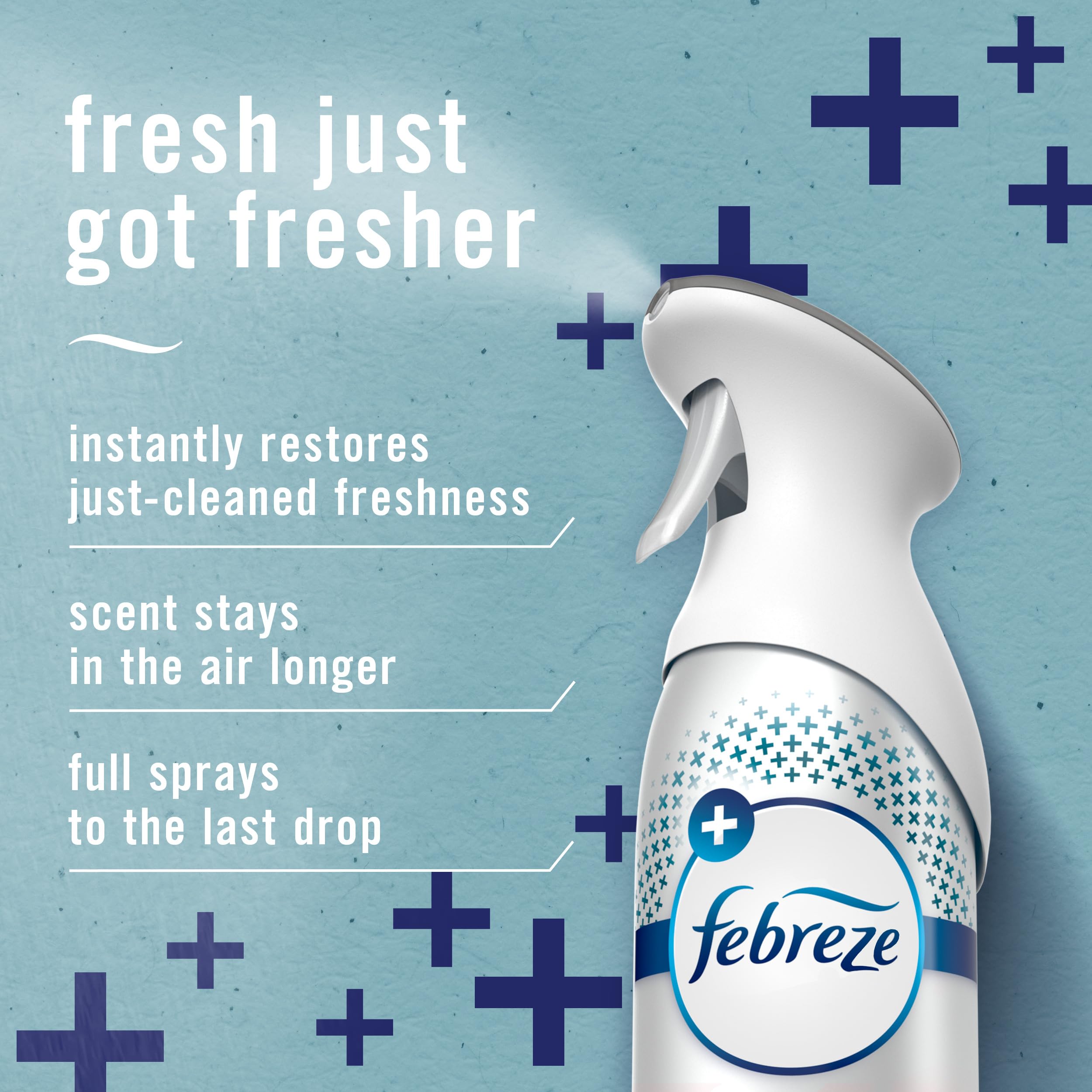 8.1oz Crisp Clean Scent Air Freshener Spray (Pack of 3) G921
